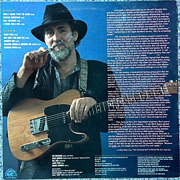 Roy Buchanan - When A Guitar Plays The Blues - 1985