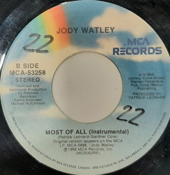 Jody Watley - Most Of All - 1988