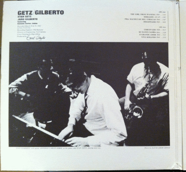 Stan Getz / João Gilberto Featuring Antonio Carlos Jobim - Getz / Gilberto - 1973