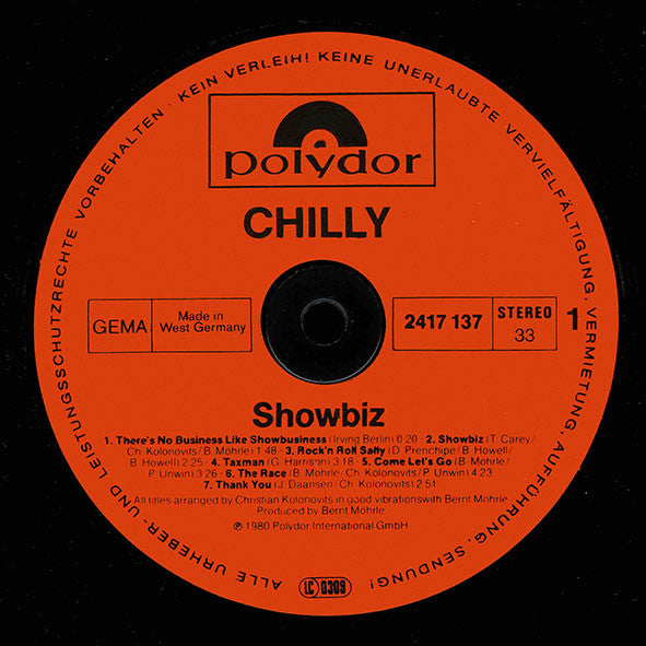 Chilly - Showbiz - 1980