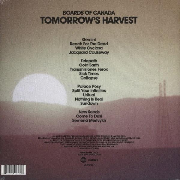 Boards Of Canada - Tomorrow's Harvest - 2013