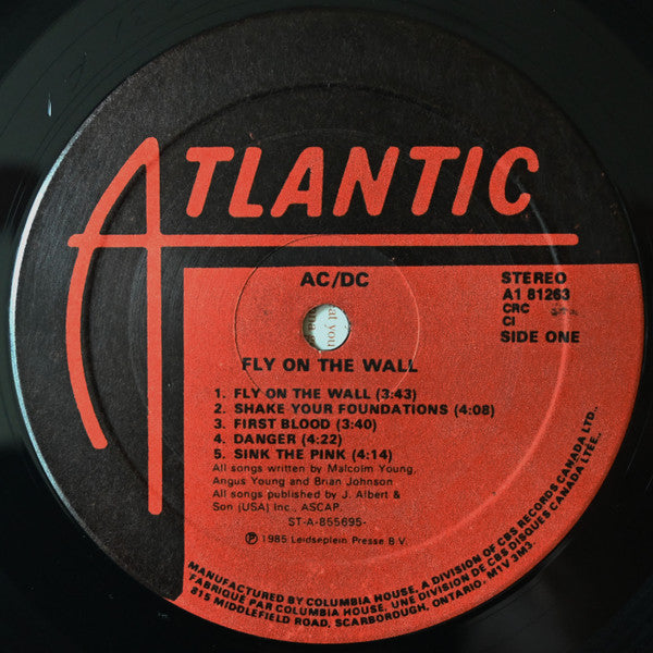 AC/DC - Fly On The Wall - 1985