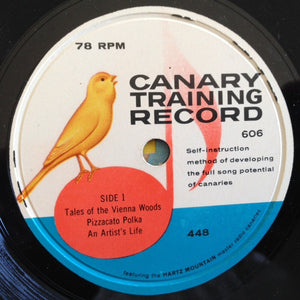 Hartz Mountain Master Canaries - Canary Training Record -