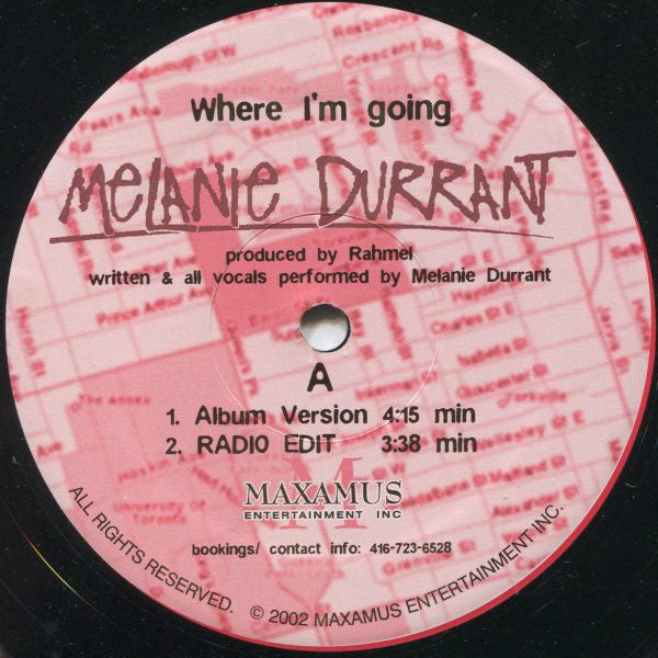 Melanie Durrant - Where I'm Going