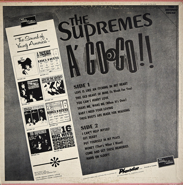 Supremes, The - A' Go-Go - 1966