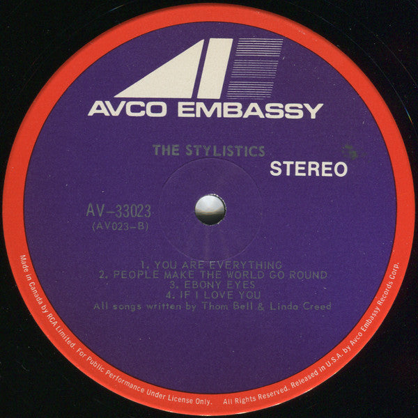 Stylistics, The - The Stylistics - 1971