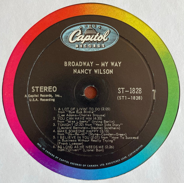 Nancy Wilson - Broadway - My Way - 1963