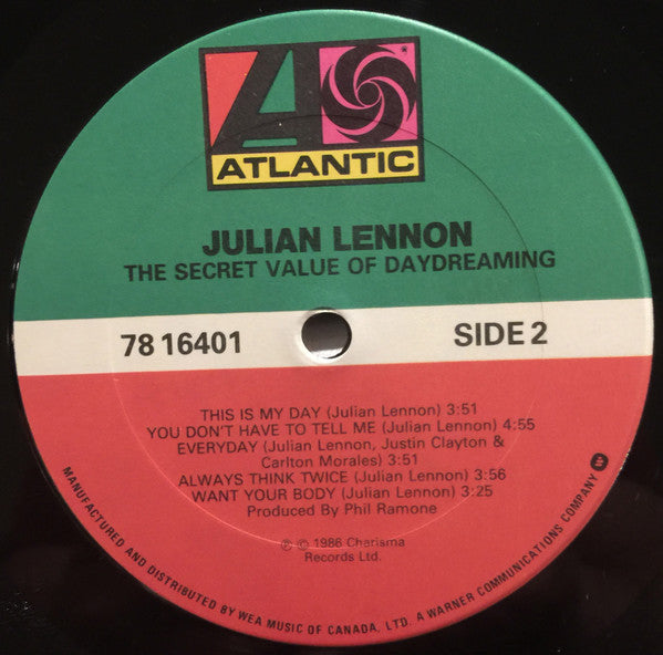 Julian Lennon - The Secret Value Of Daydreaming