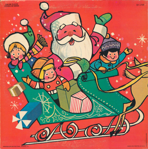 The Caroleer Singers,Orchestra - -  Sleigh Ride Jingle Bells Vinyl Record