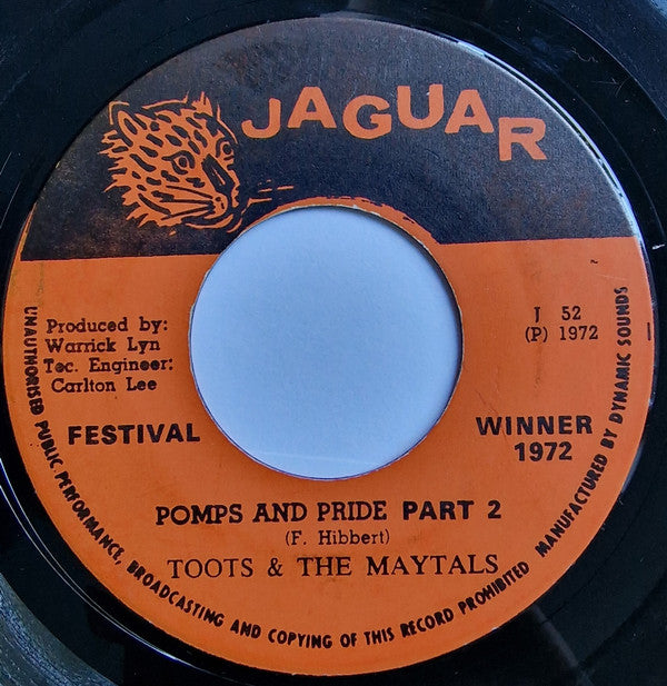 Toots & The Maytals - Pomps And Pride