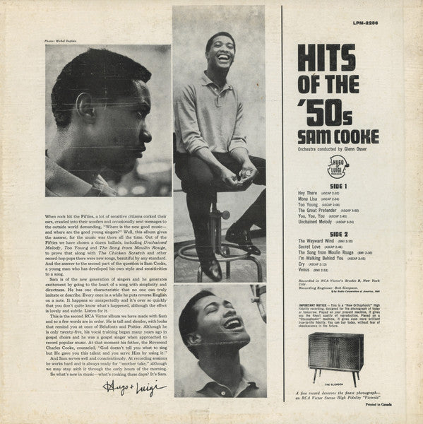 Sam Cooke - Hits Of The 50's - 1960