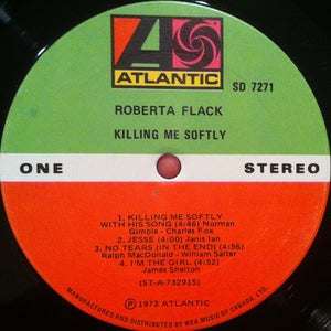 Roberta Flack - Killing Me Softly