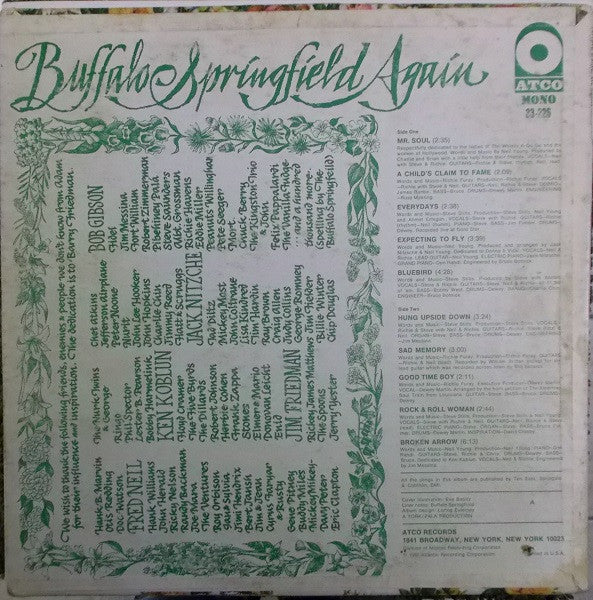 Buffalo Springfield - Buffalo Springfield Again Vinyl Record