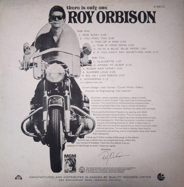 Roy Orbison - There Is Only One Roy Orbison