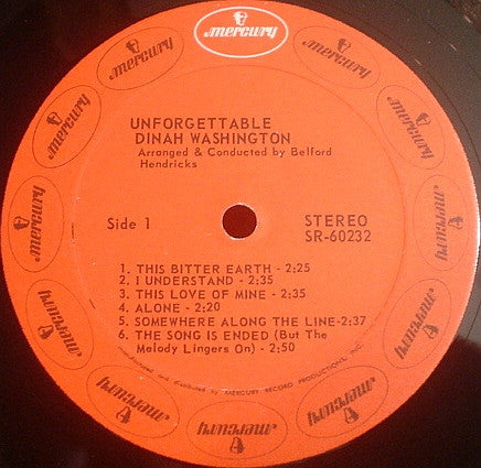 Dinah Washington - Unforgettable - 1970