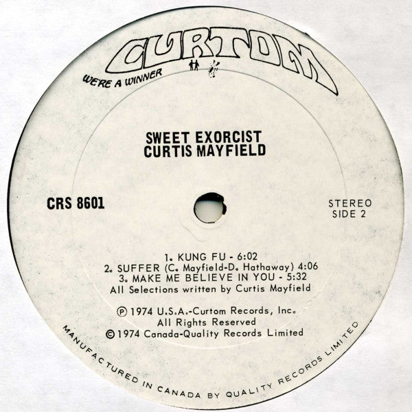 Curtis Mayfield - Sweet Exorcist - 1974