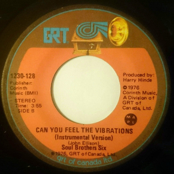 John Ellison With Soul Brothers Six / Soul Brothers Six - Dazz / Can You Feel The Vibrations - 1976