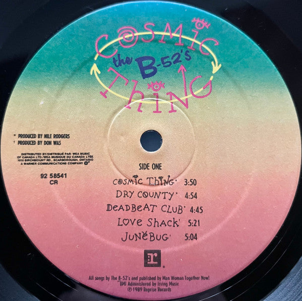 B-52's, The - Cosmic Thing - 1989