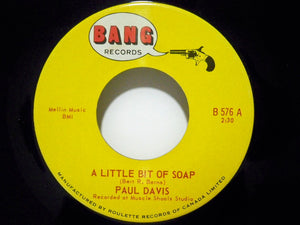 Paul Davis - A Little Bit Of Soap / Three Little Words -