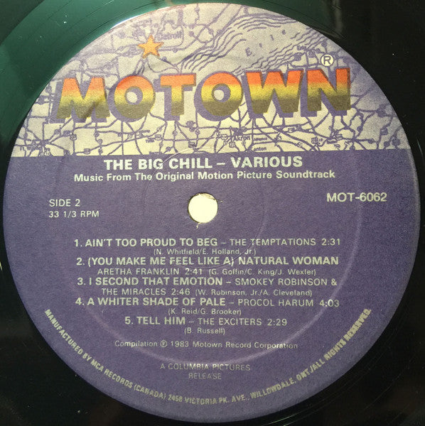 Various - The Big Chill (Original Motion Picture Soundtrack) - 1983