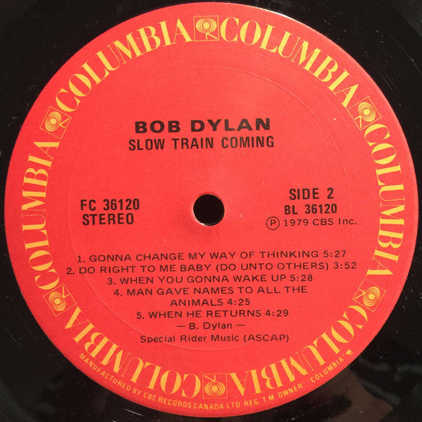 Bob Dylan - Slow Train Coming - 1979