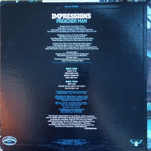 Impressions – Preacher Man Preacher Man - Album by The Impressions | Spotify