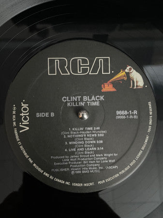 Clint Black - Killin' Time Vinyl Record