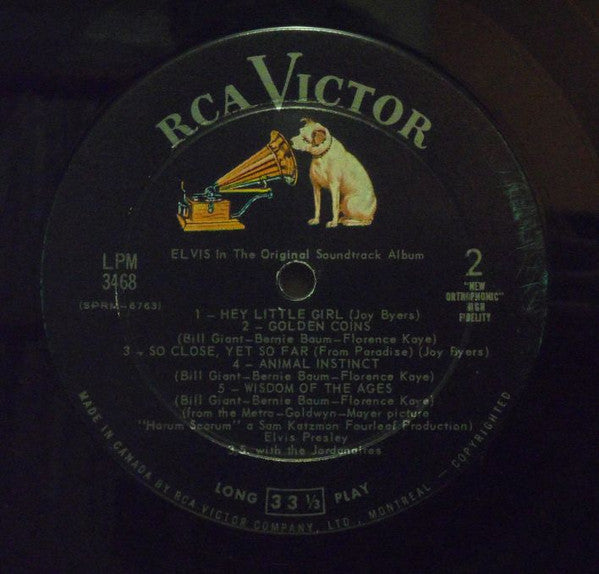 Elvis Presley - Harum Scarum - 1965