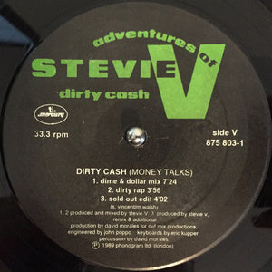 Adventures Of Stevie V. - Dirty Cash - 1990