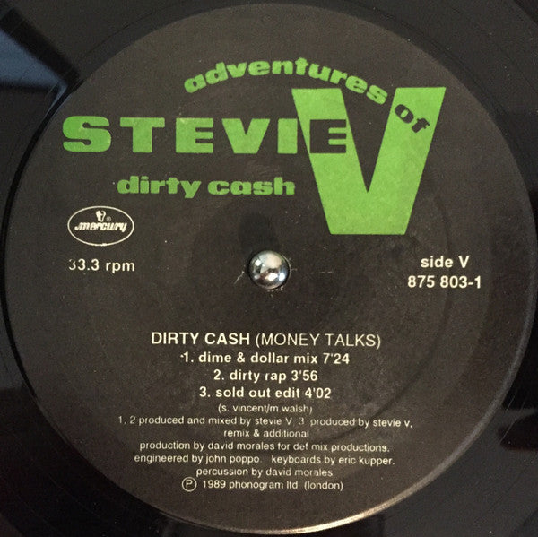 Adventures Of Stevie V. - Dirty Cash - 1990