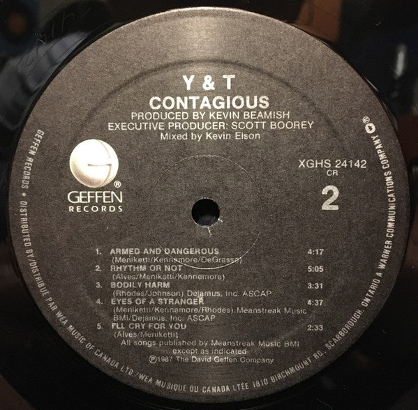 Y & T - Contagious - 1987