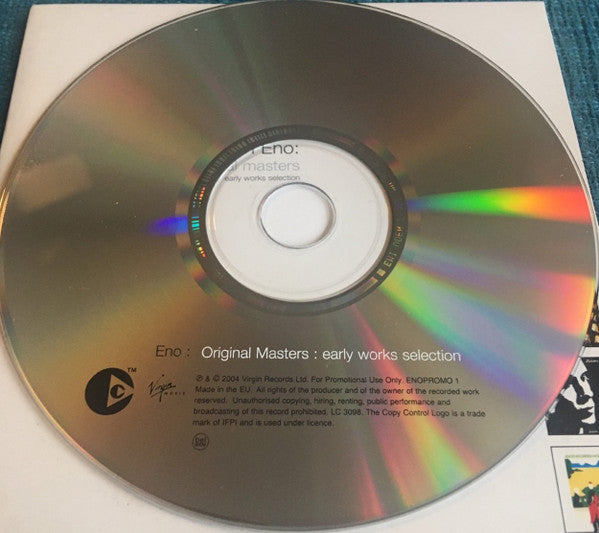 Brian Eno - Original Masters: Early Works Selection (CD) - 2004