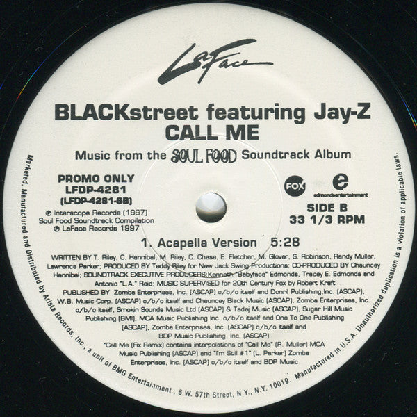 Blackstreet Featuring Jay-Z - Call Me - 1997