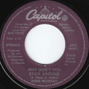 Anne Murray - Why Don't You Stick Around - 1980