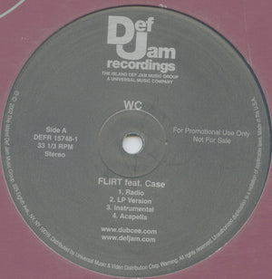 WC - Flirt / Throw Ya Hood Up Vinyl Record