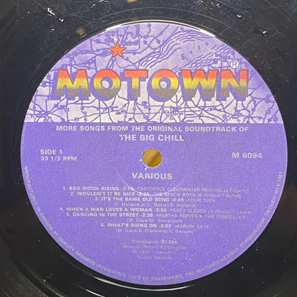 Various - More Songs From The Original Soundtrack Of The Big Chill - 1984