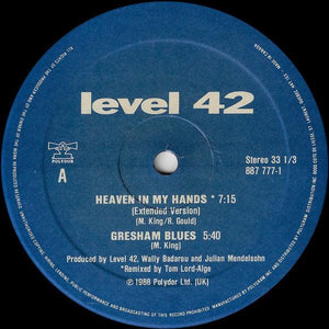 Level 42 - Heaven In My Hands 1988 - Quarantunes
