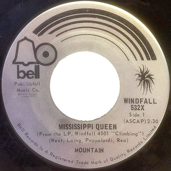 Mountain - Mississippi Queen Vinyl Record