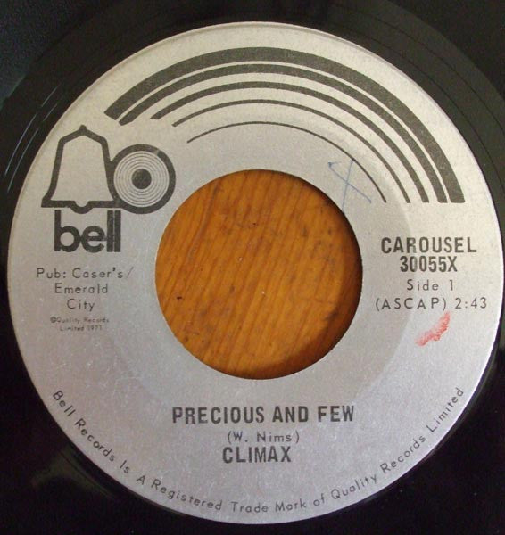 Climax (6) - Precious And Few / Park Preserve