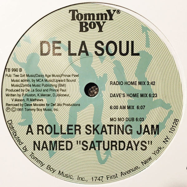 De La Soul - A Roller Skating Jam Named "Saturdays"