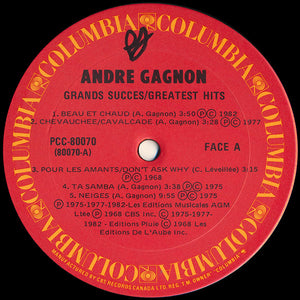 André Gagnon - Grand Succès = Greatest Hits - 1982