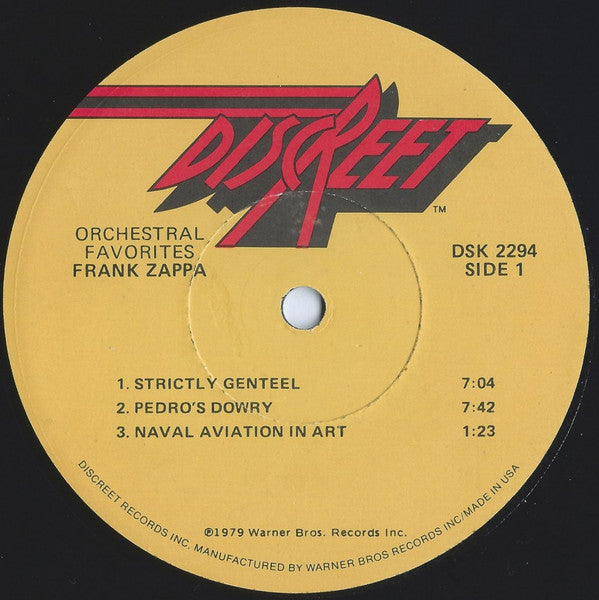 Frank Zappa - Orchestral Favorites - 1979