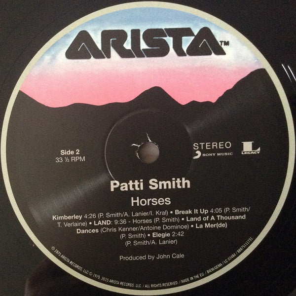 Patti Smith - Horses Vinyl Record