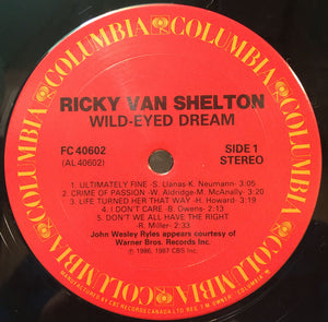 Ricky Van Shelton - Wild-Eyed Dream - 1987
