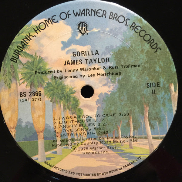 James Taylor - Gorilla - 1975