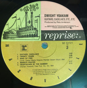 Dwight Yoakam - Guitars, Cadillacs, Etc., Etc. Vinyl Record