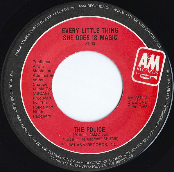 Police, The - Every Little Thing She Does Is Magic - 1981