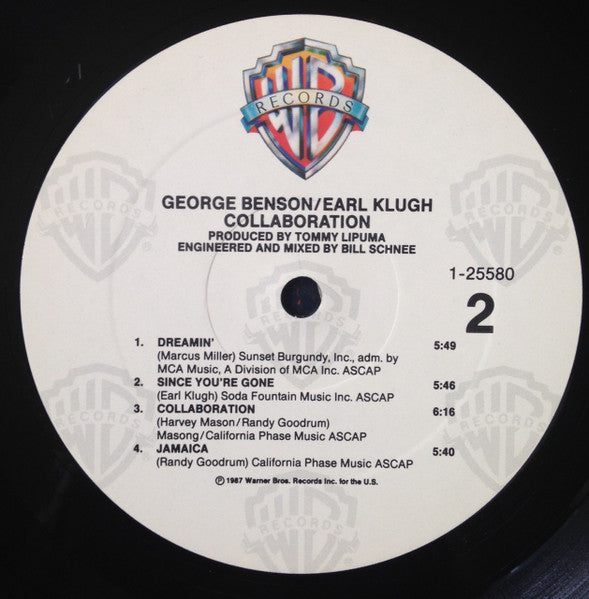 George Benson / Earl Klugh - Collaboration - 1987
