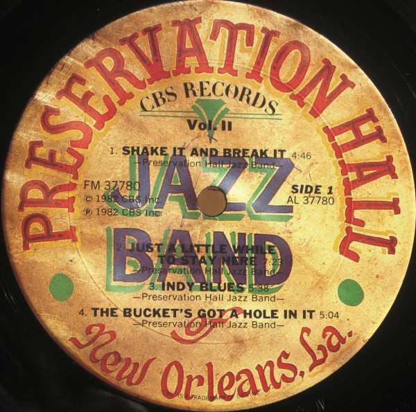 Preservation Hall Jazz Band - New Orleans Vol. II - 1982
