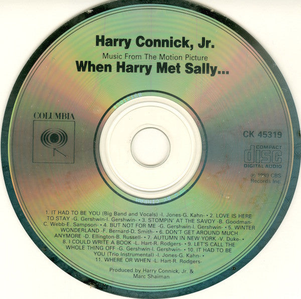 Harry Connick, Jr. - When Harry Met Sally... (Music From The Motion Picture) (CD) - 1990